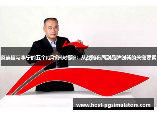蔡崇信与李宁的五个成功秘诀揭秘:从战略布局到品牌创新的关键要素 蔡崇信与李宁的五个成功秘诀揭秘:从战略布局到品牌创新的关键要素